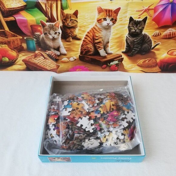 Mulic Funny Cat Puzzle 500 pcs - Picture 3 of 3